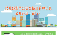 【图解】民政部彩票公益金使用管理信息公开办法（试行）