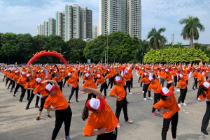 广东各地掀起“全民健身热” 公益体彩与你同行