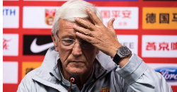 中叙战赛后发布会里皮宣布辞职