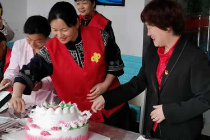 三门峡市福彩中心重阳节慰问老年服务中心