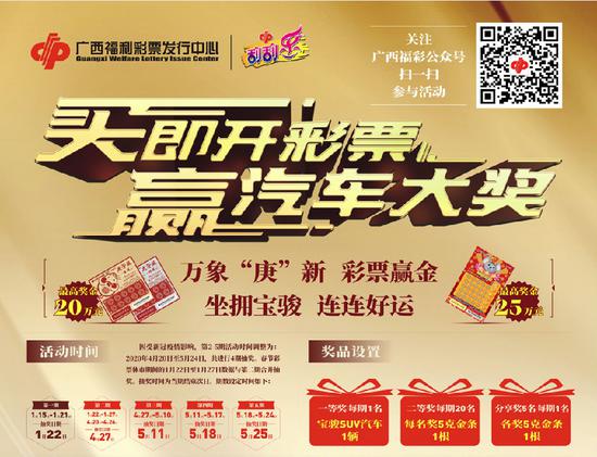 “买即开彩票 赢汽车大奖”