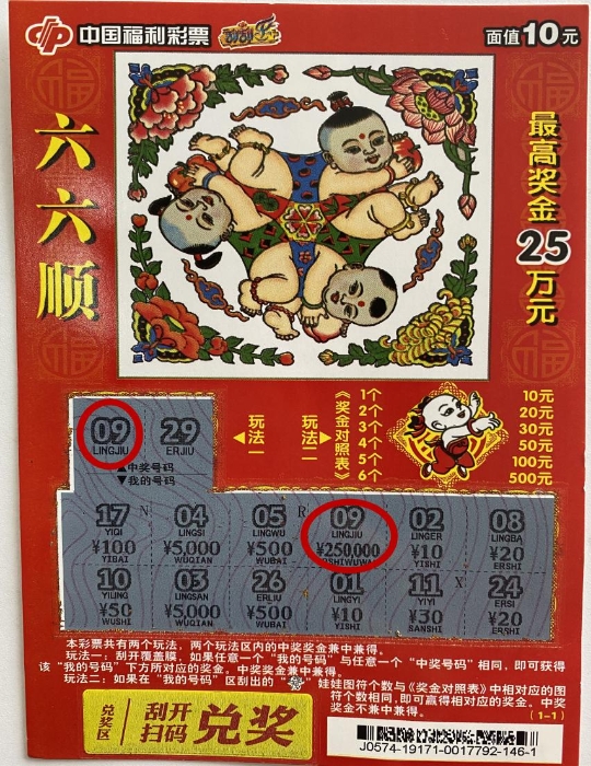 中奖彩票 中奖彩票