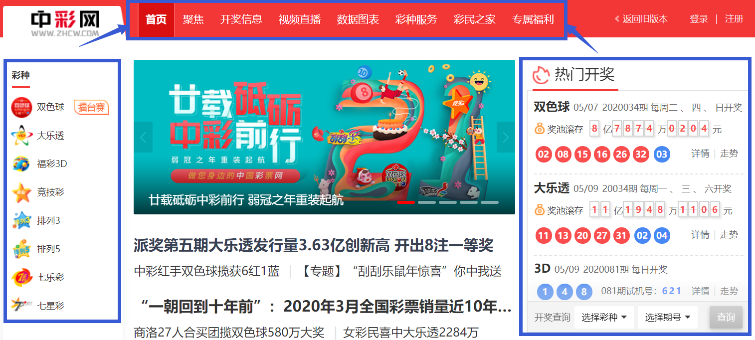 中彩网改版啦你要找的内容在这哟