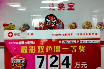 “随心”选号，双色球724万大奖得主现身兑奖