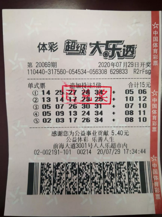 深圳大乐透1800万大奖得主欲捐款50万元