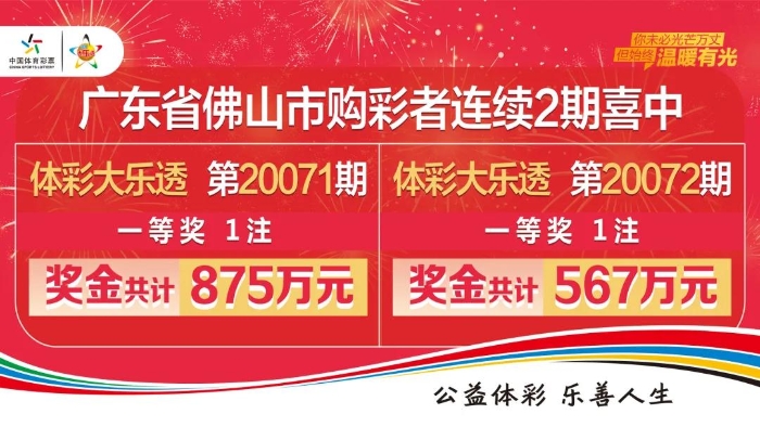 高调！中出大乐透875万和567万的大奖实体店获奖励1
