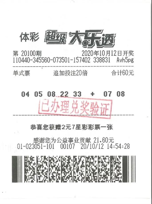 一号之差失亿元巨奖!广州购彩者:能拿到580万也是幸事 一号之差失亿元巨奖!广州购彩者:能拿到580万也是幸事