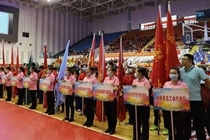 海南体彩助力第十一届海南省老年人运动会开幕