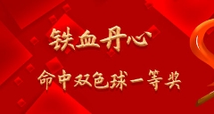 铁血丹心 dreama0418中双色球20108期一等奖
