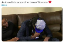 禁赛风波不容易！榜眼怀斯曼被勇士选中后激动落泪