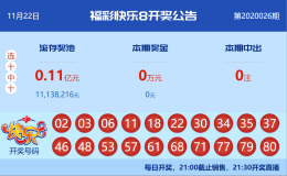 【中彩网-蔗姜】快乐8第20027期分析推荐