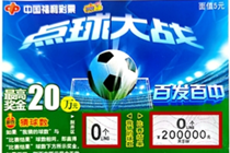佛山彩民首次试玩刮刮乐“点球大战”幸运斩获头奖20万元