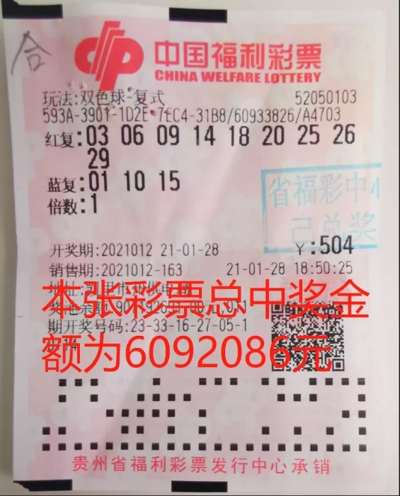 因彩结缘!18人合买团合力斩获双色球大奖609万元!2 因彩结缘!18人合买团合力斩获双色球大奖609万元!2