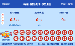 【中彩网-江溪】快乐8第21044期分析推荐