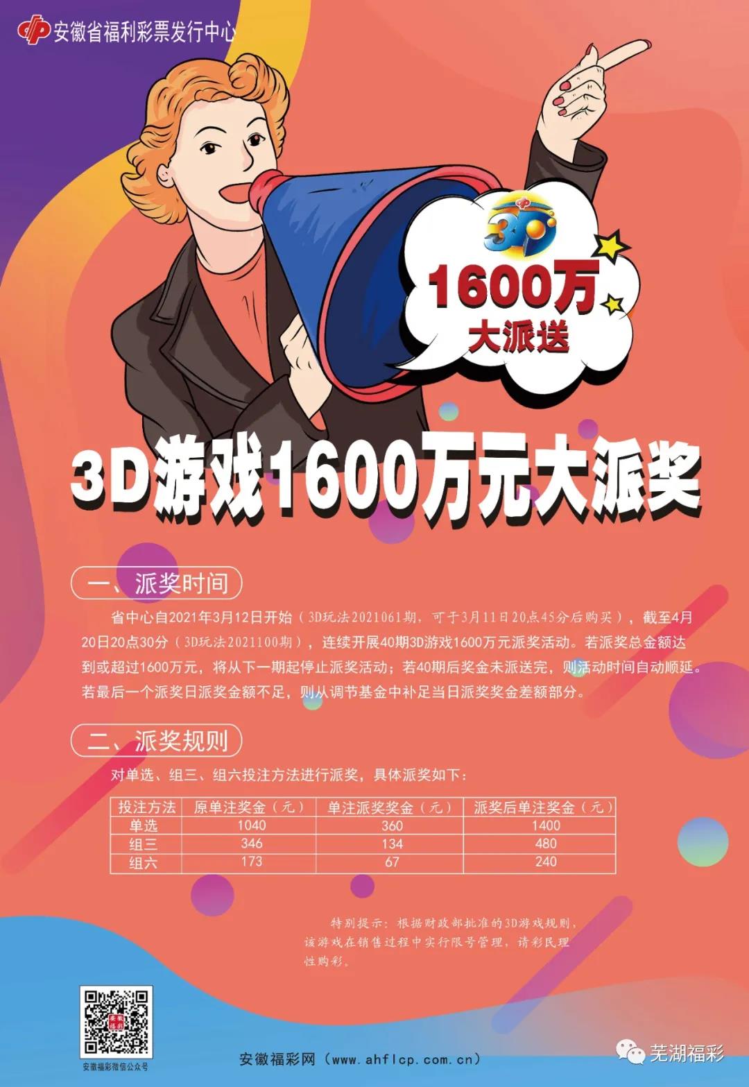 3D游戏1600万大派奖来啦
