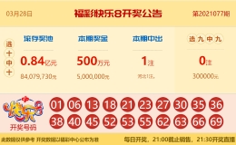 【中彩网-狐喃】快乐8第078期分析