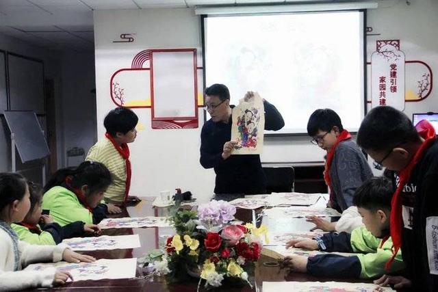“木版年画”来到福彩公益“四点半”课堂3