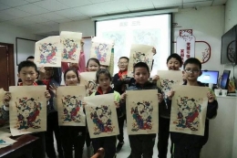 “木版年画”来到福彩公益“四点半”课堂