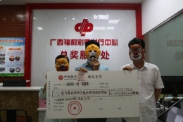 单式倍投 广西合买团队收获千万双色球头奖