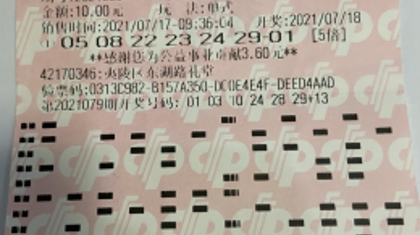 命运指引的购彩 意外的中奖