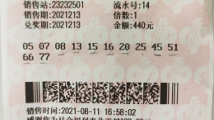 彩民小试牛刀 斩获“快乐8”37万元