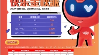 重庆福彩快乐8“800万 快乐金秋派”活动即将开启