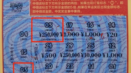 青岛购彩者中顶呱刮“中国红”25万元大奖先还房贷