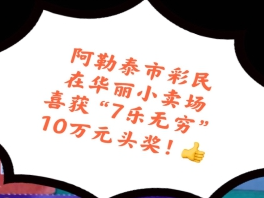 中“7乐无穷”10万元 彩民圆了买车梦