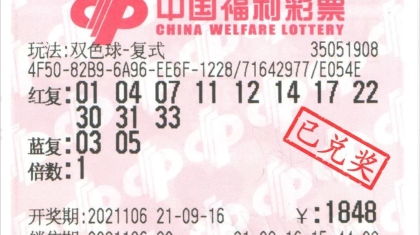 大奖福地梅开二度 合买团斩获双色球844万！