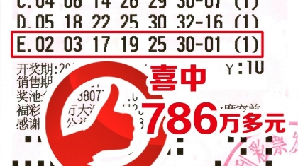 逛逛菜场旅旅游，潇洒大爷喜提786万元大奖 