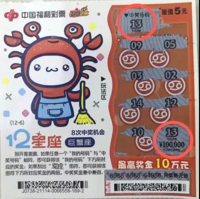 12星座中奖彩票 12星座中奖彩票