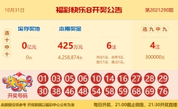 【中彩网-狐喃】快乐8第291期分析