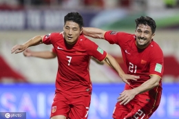 12强赛-武磊破门哈尔西扳平 国足1-1阿曼仍居小组第5