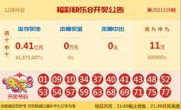 【中彩网-江溪】快乐8第327期分析