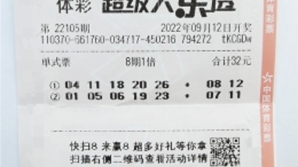 多期票立功 青岛购彩者喜揽大乐透二等奖