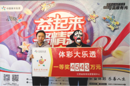 凭借追加投注揽获4543万元超级大奖小伙伴们都震惊了！