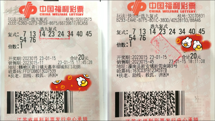 好事成双！一日喜中2个“快乐8”61.8万元大奖