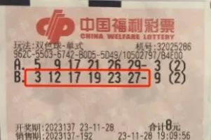 无锡购彩者第三次买双色球中奖25万余元