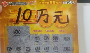 淮安彩民新年喜中“幸运99”10万元
