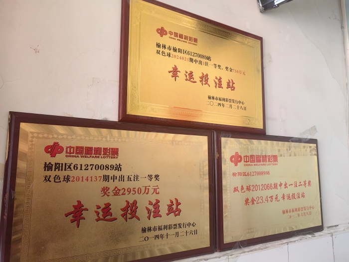 榆林彩民中出双色球龙年首注大奖734万元 (2)