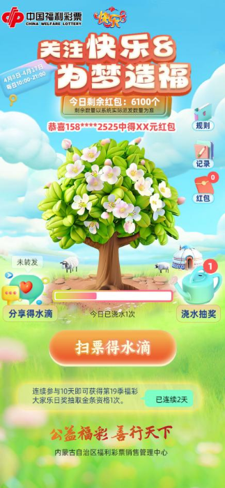 内蒙古福彩王牌活动---“福彩大家乐”再升级！