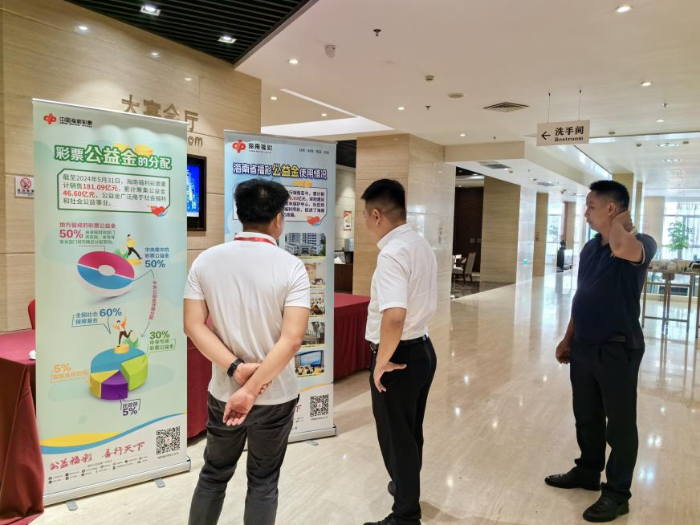 参训人员参观了解福彩公益金分配、使用情况 参训人员参观了解福彩公益金分配、使用情况