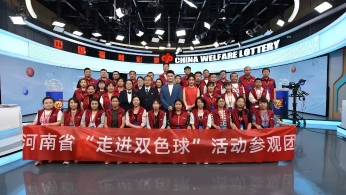 现场看开奖，河南福彩观摩团走进福彩开奖演播厅