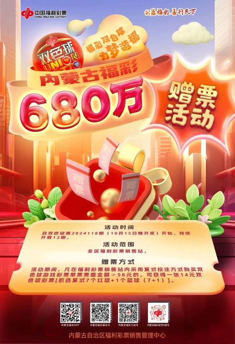 680万即将派发！福彩双色球邀您一起为梦造福！