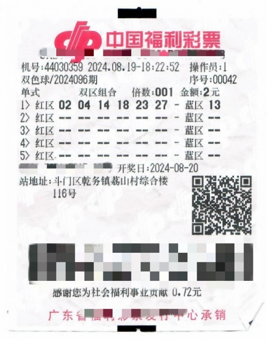 珠海中得双色球千万大奖幸运儿现身兑奖