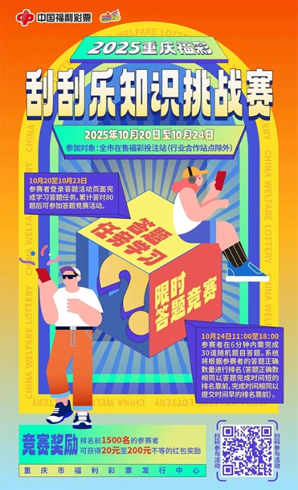 重庆福彩“刮刮乐知识挑战赛” 重庆福彩“刮刮乐知识挑战赛”