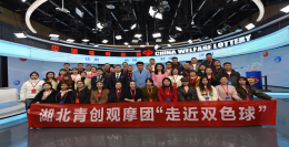 湖北福彩组织青创观摩团走进“双色球”