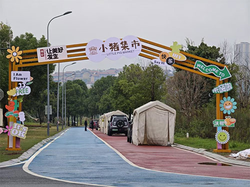 南岸广阳岛小猪集市 南岸广阳岛小猪集市