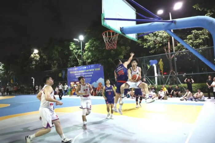 “村BA”金湾区级赛比赛现场 “村BA”金湾区级赛比赛现场