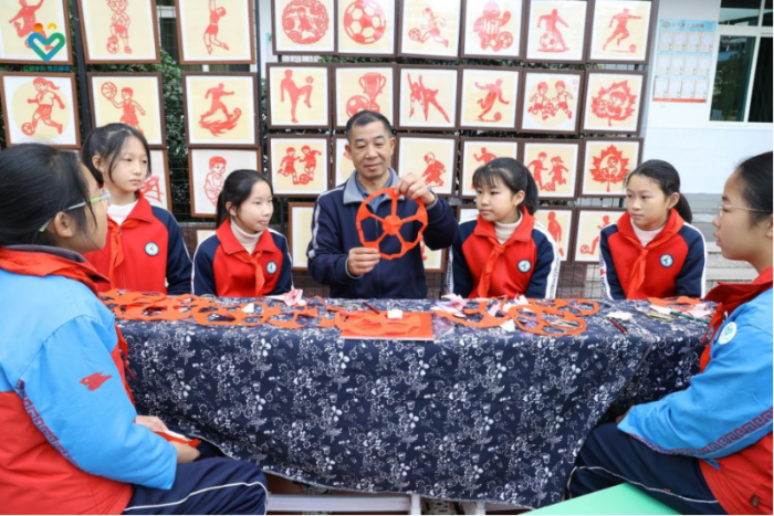 图为客家文化体验环节环节 图为客家文化体验环节环节